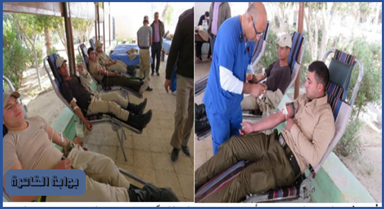 شرطة النقل تنظم حملة للتبرع بالدم لصالح مستشفى قصر العيني الفرنساوي
