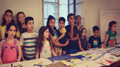 البيت العربي النمساوي ينظم ورشة في الرسم والعمل اليدوي