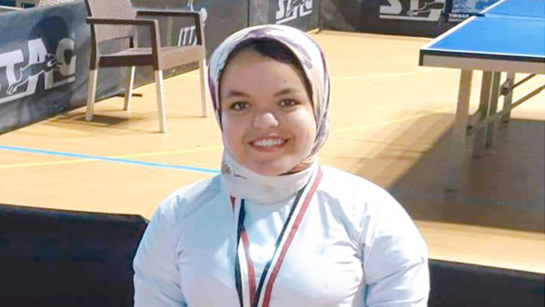 رنا شاهين تفوز بالمركز الثالث في بطولة تنس الطاولة لذوي الاحتياجات الخاصة