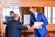 السفير سعيد هندام يبحث أطر التعاون مع وزير الصحة التشيكي