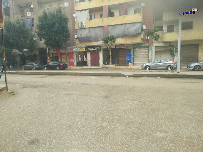 الشوارع خاوية بسبب الأمطار