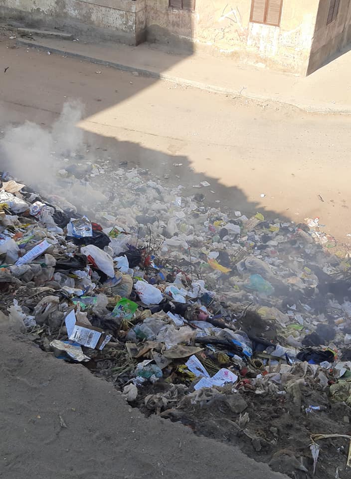 تجمعات القمامة منطقة أطلس 4 مدينة السلام