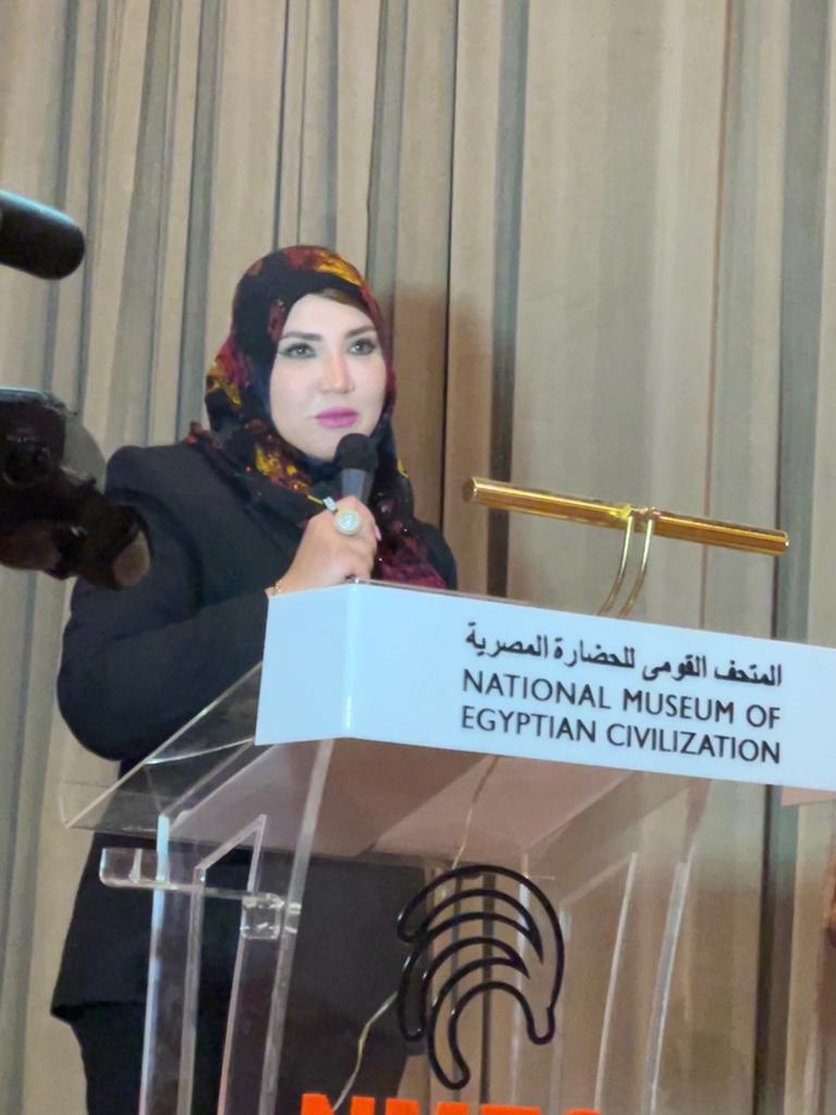 ميريت رستم تحصل على جائزة ملهم من اتحاد رواد الأعمال العرب