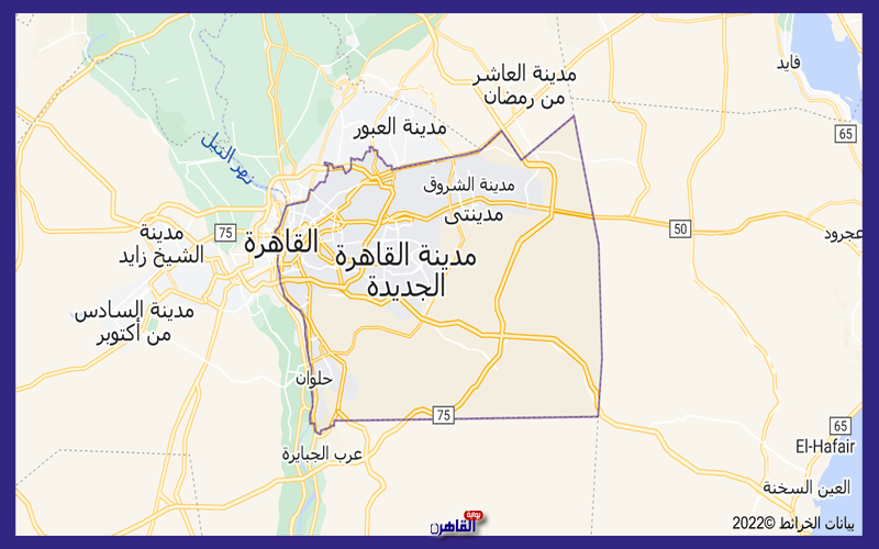 خريطة محافظة القاهرة