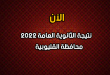 نتيجة الصف الثالث الثانوي 2022 بالقليوبية-نتيجة الثانوية العامة 2022 محافظة القليوبية