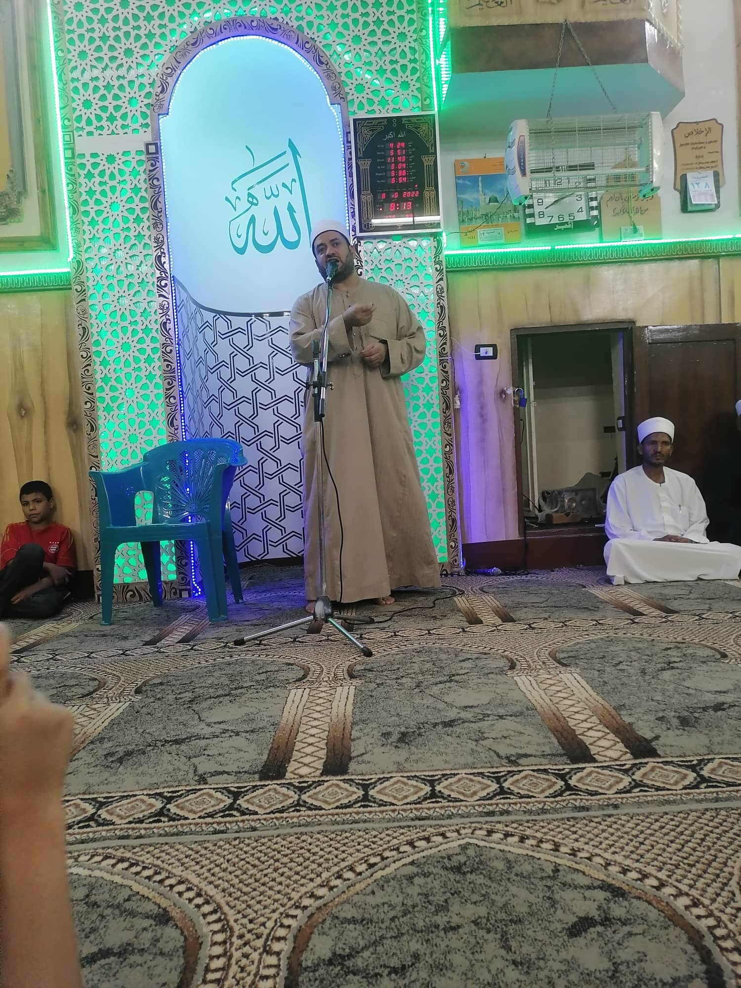 احتفالية المولد النبوي الشريف مسجد النور بالروضة