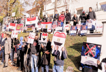 الجالية المصرية في النمسا تنظم وقفة لدعم ومناصرة الرئيس السيسي