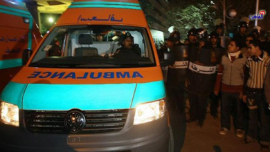 انقلاب سيارة ميكروباص يتسبب في إصابة 13 شخصا بالمنوفية