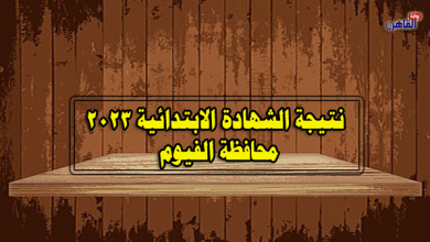 نتيجة الصف السادس الابتدائي 2023 بالفيوم-نتيجة الشهادة الابتدائية 2023 محافظة الفيوم