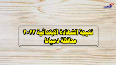 نتيجة الصف السادس الابتدائي 2023 بدمياط-نتيجة الشهادة الابتدائية 2023 محافظة دمياط