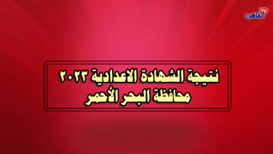 نتيجة الصف الثالث الاعدادي 2023 بالبحر الأحمر-نتيجة الشهادة الاعدادية 2023 محافظة البحر الأحمر