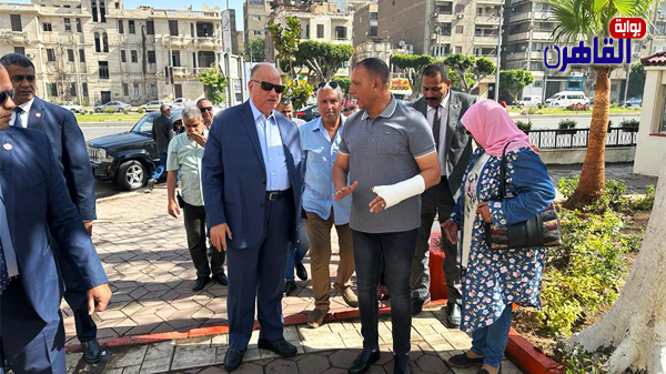 جولة تفقدية لمحافظ القاهرة لمتابعة أعمال تطوير شارع احسان عبد القدوس
