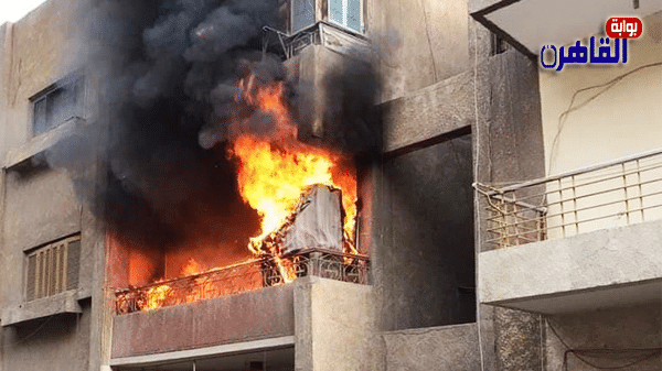 حريق شقة سكنية يتسبب في مصرع طفلين بمدينة السلام بالقاهرة