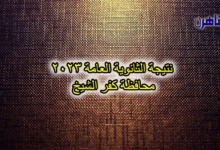 نتيجة الصف الثالث الثانوي 2023 بكفر الشيخ-نتيجة الثانوية العامة 2023 محافظة كفر الشيخ