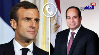 الرئيس السيسي ونظيره الفرنسي يبحثان آخر المستجدات في غزة