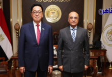 وزير العدل يستقبل سفير كازاخستان في القاهرة لبحث التقاضي الإلكتروني