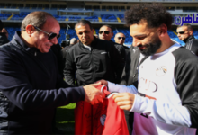الرئيس السيسي يطالب المنتخب الوطني لكرة القدم بإسعاد جماهيره