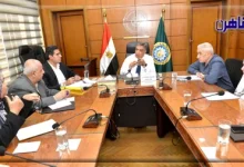 اجتماع لجنة ملف التصالح مع محافظ الدقهلية