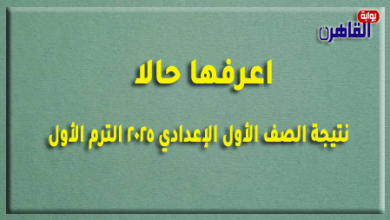 ينشر موقع بوابة القاهرة رابط نتيجة الصف الأول الإعدادي 2025 الترم الأول