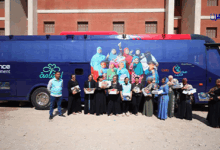 أتوبيس استدامة يواصل رحلته بقرى الغربية لتدريب السيدات على الحرف اليدوية